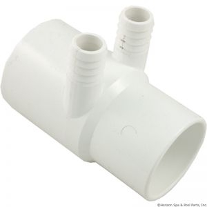 Manifold 2`s x 2"spg x (2) 3/4"barbs